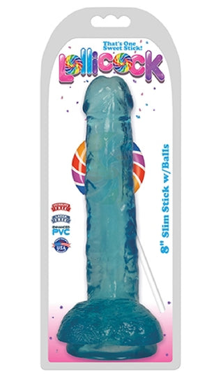 8" Slim Stick with Balls - Berry Ice****