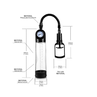 Pull Rod Penis Pump with Gauge