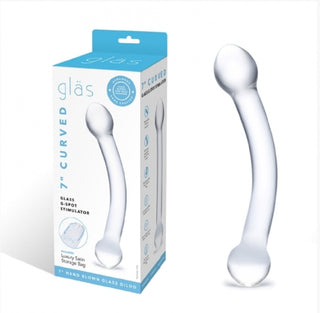 7" Curved Glass G Spot Stimulator