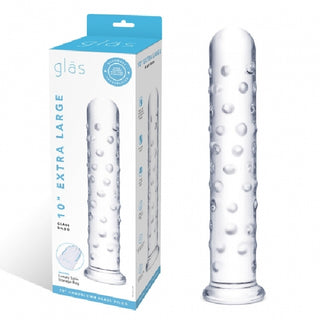 10" Extra Large Glass Dildo