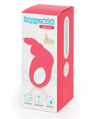 Happy Rabbit Rechargeable Cock Ring Pink