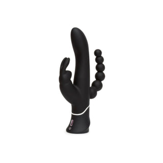 Happy Rabbit Triple Curve Rechargeable Rabbit Vibrator Black