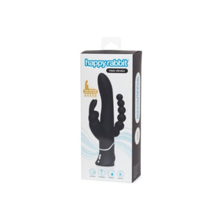 Happy Rabbit Triple Curve Rechargeable Rabbit Vibrator Black