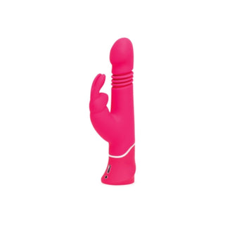 Happy Rabbit Thrusting Realistic Rechargeable Rabbit Vibrator Pink