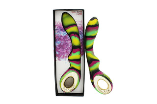 Colourful Camo Magic Vibrator Green