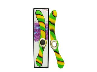 Colourful Camo Entice Vibrator Green