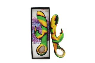 Colourful Camo Dini Vibrator Green