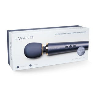 LE WAND PETITE RECHARGEABLE VIBRATING MASSAGER NAVY