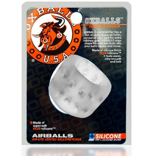 OXBALLS AIRBALLS air-lite ballstretcher CLEAR ICE