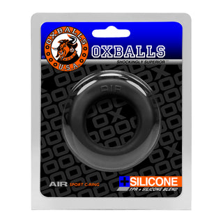 OXBALLS AIR lightweight airflow cockring BLACK ICE