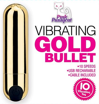 PINK PUSSYCAT VIBRATING GOLD BULLET