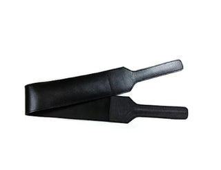 Leather Open Folded Paddle Black