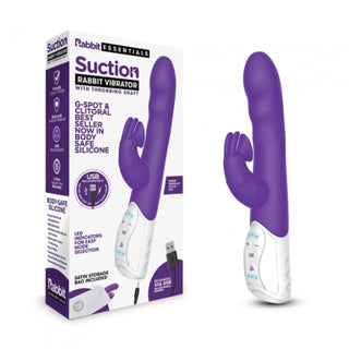 Rabbit Essential Rechargeable Clitoral Suction Rabbit - Purple