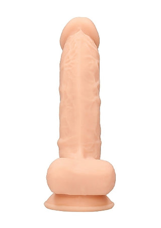 Silicone Dual Density Dildo With Balls 7 Inch