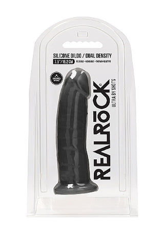 Silicone Dual Density Dildo Without Balls 7.5 Inch