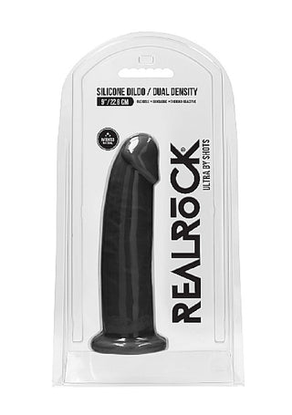 Silicone Dual Density Dildo Without Balls 9 Inch