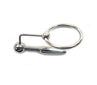 Stainless Steel Urethral Probe & Cock Ring