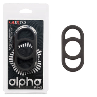 Alphaâ„¢ Liquid Silicone Commander Ring - Black