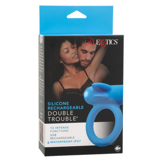 Silicone Rechargeable Double TroubleÂ®