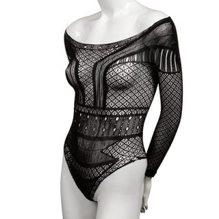 Scandal Plus Size Off the Shoulder Body Suit