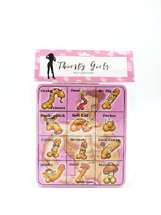 Thirsty Girls - Willy Bingo Playing Cards Game