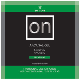 On Arousal Gel Spearmint 6 ml Single Use Packet