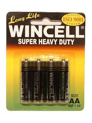 Wincell AA Super Heavy Duty Batteries