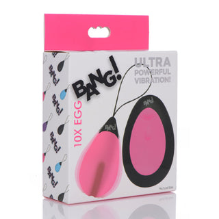 Bang! 10X Vibrating Egg & Remote