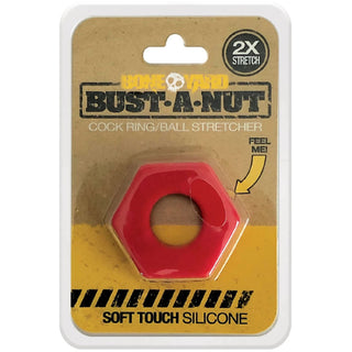 Boneyard Bust a Nut Cock Ring Red