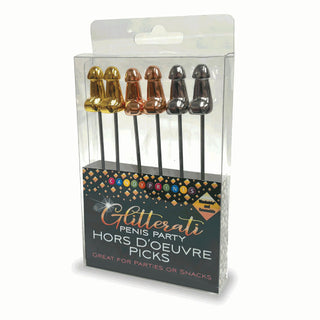 Glitterati Hors d'Oeuvre Picks - 6 Pack