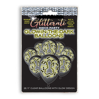 Glitterati Disco Party Glow In The Dark Balloons