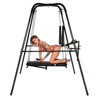 Throne Deluxe Adjustable Sling with Sex Machine