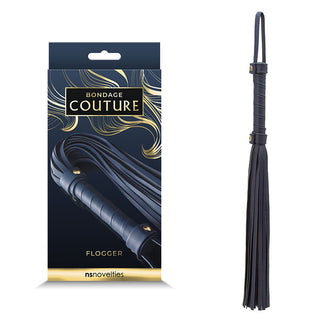 Bondage Couture Flogger - Blue