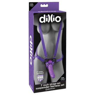 Dillio 7'' Strap-On Suspender Harness Set