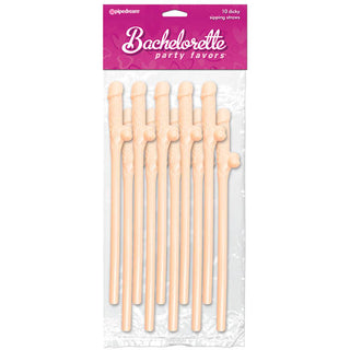 Bachelorette Party Favors - Dicky Sipping Straws