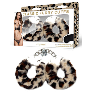 WhipSmart Classic Furry Cuffs - Leopard